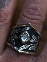 Load image into Gallery viewer, Sage Shield ring size 6.25-6.5