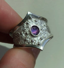 Load image into Gallery viewer, For Kirstina~ Lilac Shield Ring ~Made to size