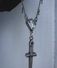 Load image into Gallery viewer, Aquamarine Frost Necklace |