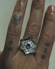 Load image into Gallery viewer, For Kirstina~ Lilac Shield Ring ~Made to size