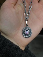 Load image into Gallery viewer, Lilac Bloom Pendant~ Sapphire