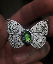 Load image into Gallery viewer, Woodland butterfly Necklace ~ Tourmaline