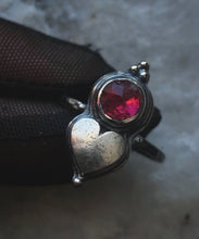 Load image into Gallery viewer, Cupid’s Bow Stacking Ring ~ sz 7.25