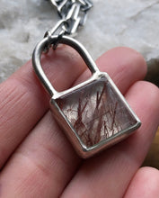 Load image into Gallery viewer, Iron Oxide Lock Necklace