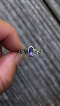 Load image into Gallery viewer, On Sale! Forget Me Not Sapphire ring~ size 6.5