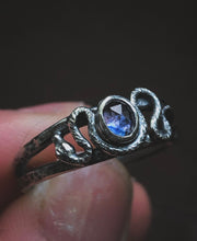 Load image into Gallery viewer, Sapphire Serpent Stacker ~size 7