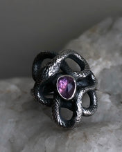 Load image into Gallery viewer, Sapphire Serpent Ring ~ size 7