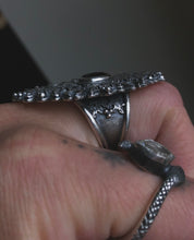 Load image into Gallery viewer, 🌲20% off with code BF20 ~ Tourmaline Snowflake ring~ Size 7