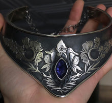Load image into Gallery viewer, Iolite Wolfsbane Cuff~ Made to order