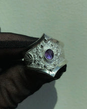 Load image into Gallery viewer, For Kirstina~ Lilac Shield Ring ~Made to size