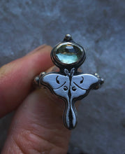 Load image into Gallery viewer, Luna Moth Ring~ Sz 7.25