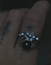 Load image into Gallery viewer, Belladonna Nightshade Onyx Ring ~ Size 6.75