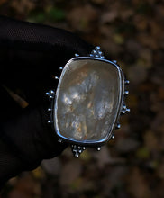 Load image into Gallery viewer, Pumpkin Quartz Ring ~ size 8.25-8.5