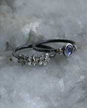 Load image into Gallery viewer, Forget Me Not Ring Stack size 7.75