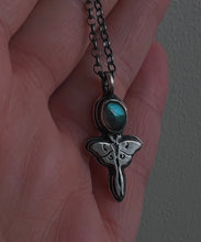 Load image into Gallery viewer, Luna Moth Charm~ Labradorite