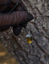 Load image into Gallery viewer, Tourmaline Acorn Pendant~