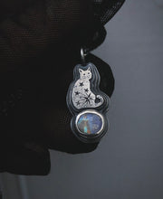 Load image into Gallery viewer, Cosmic Kitty + Moonstone