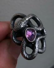 Load image into Gallery viewer, Sapphire Serpent Ring ~ size 7