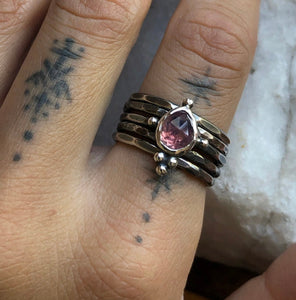 Lavender Sapphire Stacker ~ size 7.75