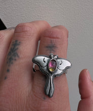 Load image into Gallery viewer, On Sale~Luna Moth Ring ~ sz 7.75