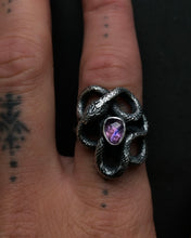 Load image into Gallery viewer, Sapphire Serpent Ring ~ size 7