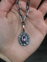 Load image into Gallery viewer, Lilac Bloom Pendant~ Sapphire