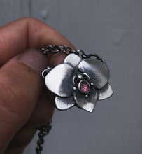 Load image into Gallery viewer, Orchid + Sapphire Necklace