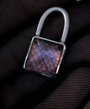 Load image into Gallery viewer, Amethyst Snakeskin Lock Pendant