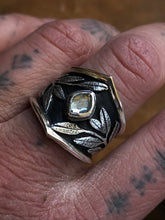 Load image into Gallery viewer, Sage Shield ring size 6.25-6.5