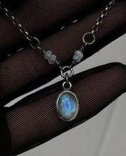 Load image into Gallery viewer, Moonstone Charm Necklace