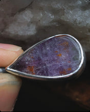 Load image into Gallery viewer, Cacoxenite in Amethyst Pendant