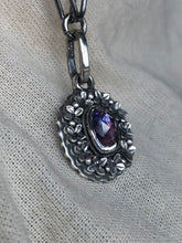 Load image into Gallery viewer, Lilac Bloom Pendant~ Sapphire