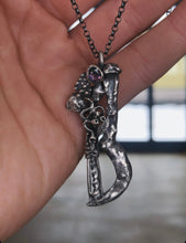 Load image into Gallery viewer, Woodland Tól~ Sapphire Necklace Charm