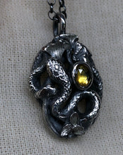 Load image into Gallery viewer, Earthen Serpent Pendant ~ Sapphire