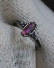 Load image into Gallery viewer, Berry Tourmaline Stacker ~ size 6.25