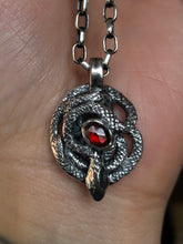 Load image into Gallery viewer, Garnet Snake Eye Talisman ~