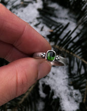 Load image into Gallery viewer, Evergreen Tourmaline Stacking Ring~size 8