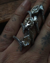 Load image into Gallery viewer, Quartz Serpent ring~ Made to order