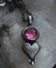 Load image into Gallery viewer, Tourmaline Heart Pendant