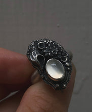 Load image into Gallery viewer, On Sale! Oceanic Moonstone Ring ~ Size 7.25-7.5