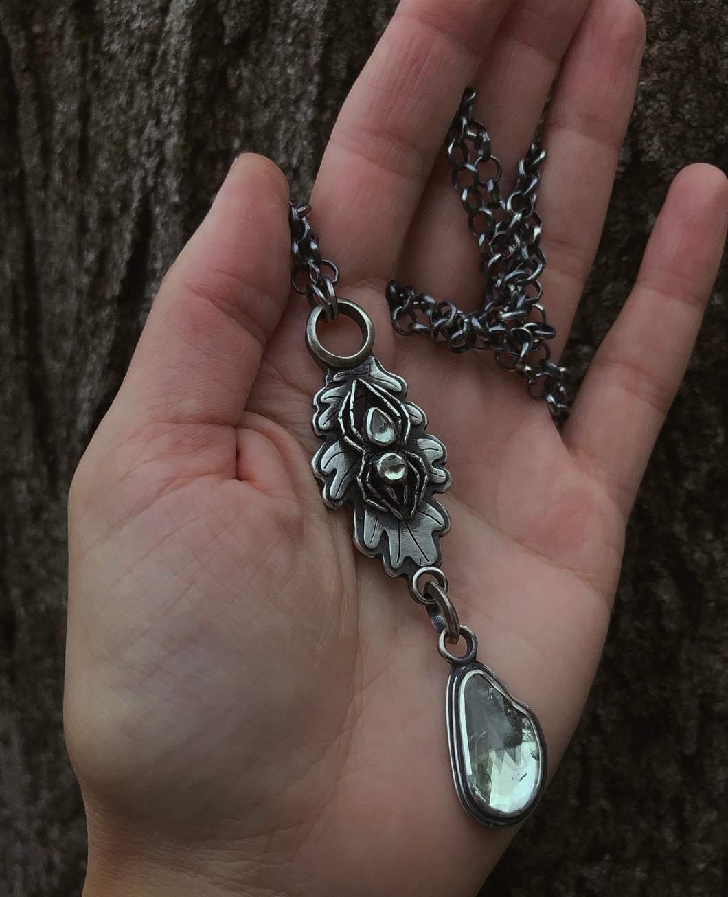 Vapor Orb Weaver Necklace