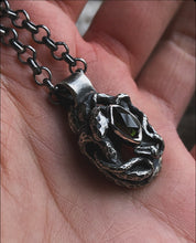 Load image into Gallery viewer, Serpent’s Eye Talisman~ Tourmaline