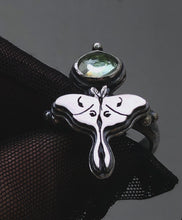 Load image into Gallery viewer, Luna Moth Ring~ Sz 7.25