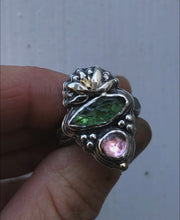 Load image into Gallery viewer, Lily Crown Ring~ size 7.5-7.75