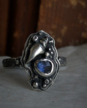 Load image into Gallery viewer, Sapphire Oceanic ring ~ size 7-7.25