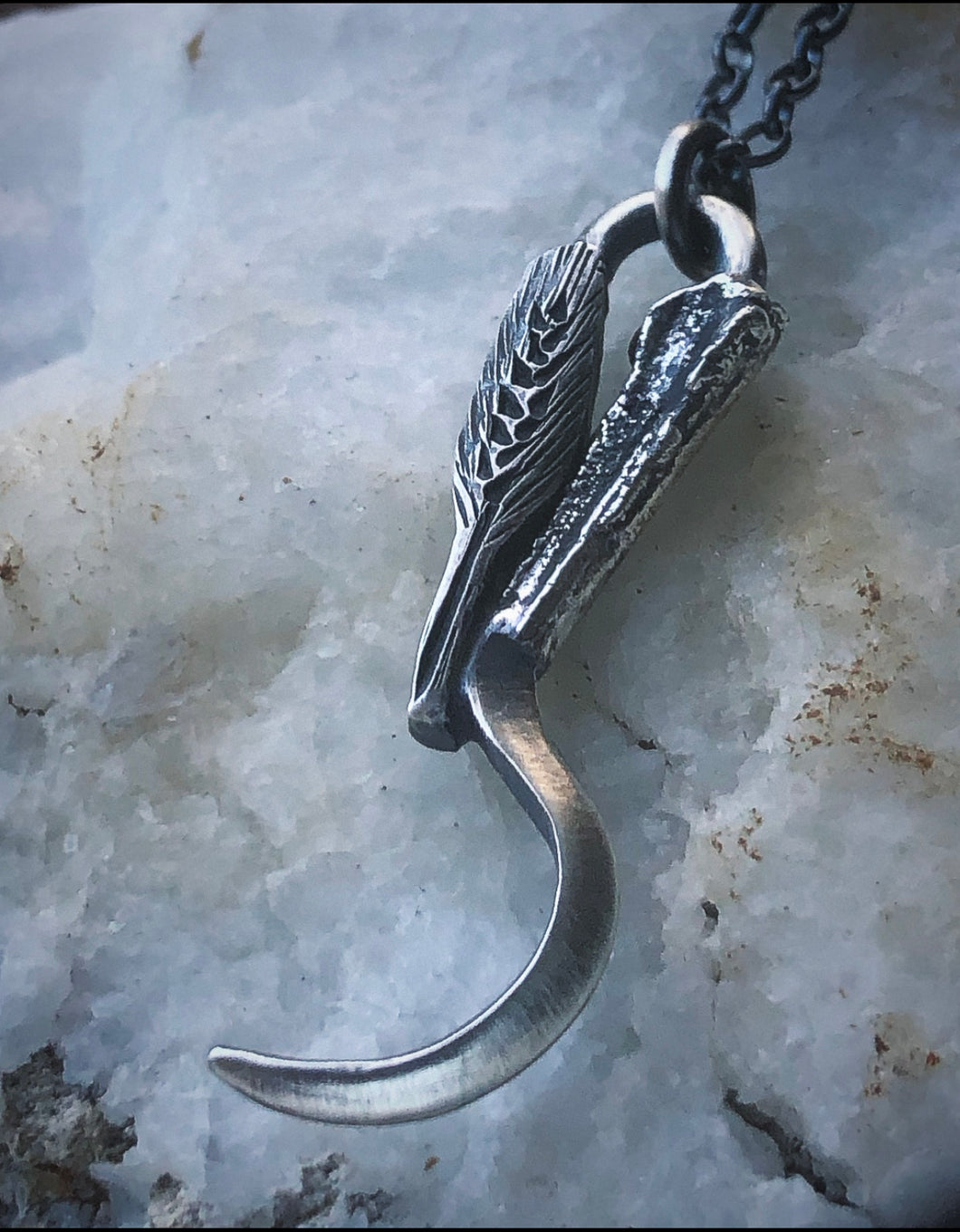 Wheat & Sickle charm