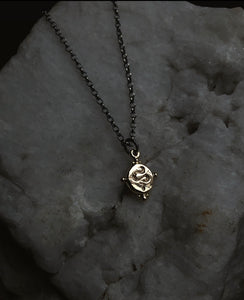 Gold Astara Charm~ Your choice stone accent