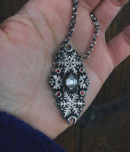 Load image into Gallery viewer, As Above So Below Snowflake Pendant ~