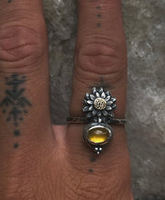 Load image into Gallery viewer, Sunflower Stacking Ring~ size 7