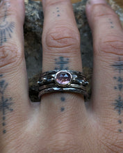 Load image into Gallery viewer, Sapphire Stacking Ring Set size 6.5